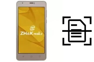 Escanear documento en un ZH-K Mobile Spark 3