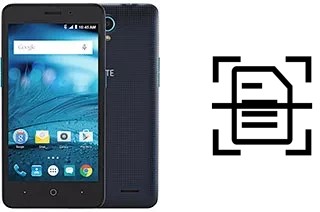 Escanear documento en un ZTE Avid Plus