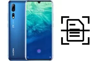 Escanear documento en un ZTE Axon 10 Pro