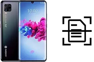 Escanear documento en un ZTE Axon 11 5G