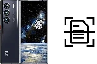 Escanear documento en un ZTE Axon 40 Ultra Space Edition