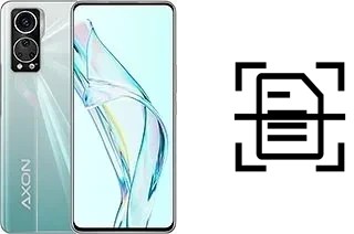 Escanear documento en un ZTE Axon 30 5G