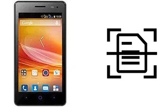 Escanear documento en un ZTE Blade Q Pro