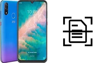 Escanear documento en un ZTE Blade V20