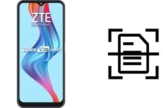 Escanear documento en un ZTE Blade V20 Smart