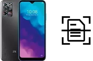 Escanear documento en un ZTE Blade V30 Vita