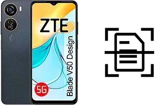 Escanear documento en un ZTE Blade V50 Design