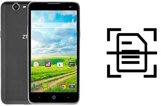 Escanear documento en un ZTE Grand X2