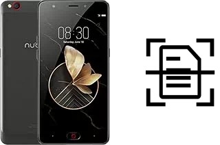 Escanear documento en un ZTE nubia M2 Play