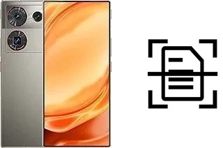 Escanear documento en un ZTE nubia Z50 Ultra