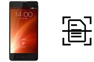 Escanear documento en un ZTE nubia Z5S mini NX403A