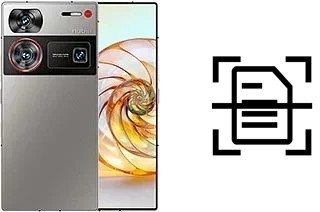 Escanear documento en un ZTE nubia Z60 Ultra