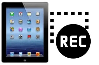 Grabar pantalla en Apple iPad 3 Wi-Fi