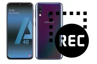 Grabar pantalla en Samsung Galaxy A40s