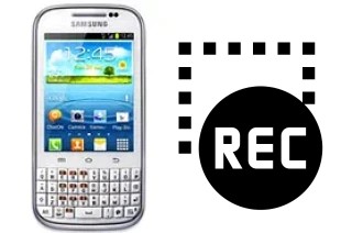 Grabar pantalla en Samsung Galaxy Chat B5330