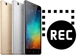 Grabar pantalla en Xiaomi Redmi 3 Pro