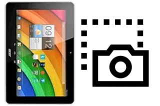 Captura de pantalla en Acer Iconia Tab A3