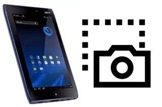 Captura de pantalla en Acer Iconia Tab A101