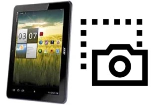 Captura de pantalla en Acer Iconia Tab A200