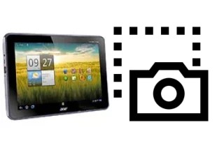 Captura de pantalla en Acer Iconia Tab A701