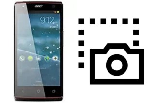 Captura de pantalla en Acer Liquid E3