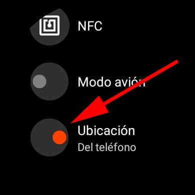 Activar localización Wear OS