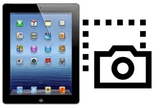 Captura de pantalla en Apple iPad 3 Wi-Fi + Cellular
