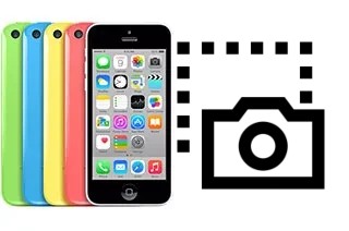 Captura de pantalla en Apple iPhone 5c