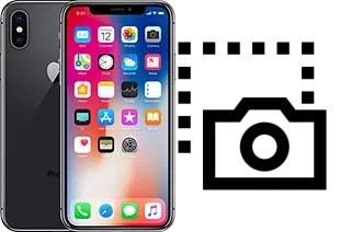 Captura de pantalla en Apple iPhone X