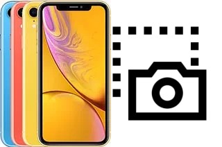 Captura de pantalla en Apple iPhone XR