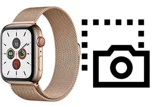 Captura de pantalla en Apple Watch Series 5