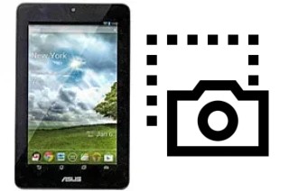 Captura de pantalla en Asus Memo Pad ME172V