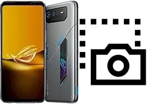 Captura de pantalla en Asus ROG Phone 6D