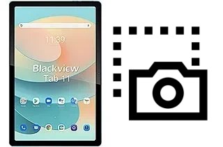 Captura de pantalla en Blackview Tab 11