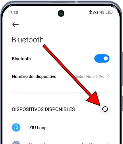 Buscar dispositivo Bluetooth en Xiaomi