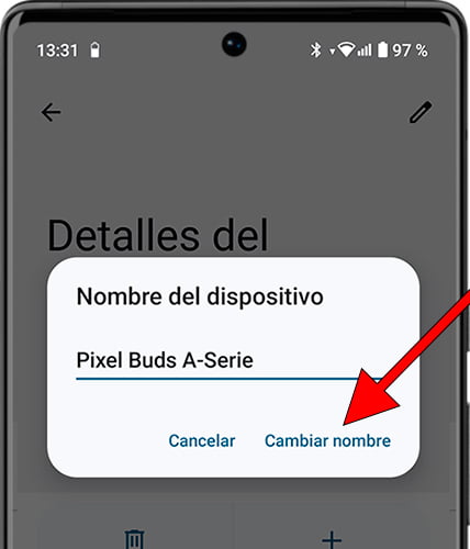 Cambiar nombre de dispositivo Bluetooth en Android