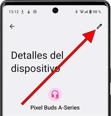 Modificar nombre de dispositivo Bluetooth en Android