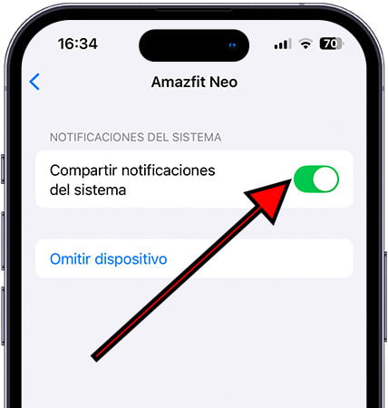 Tipos de dispositivo Bluetooth en iPhone