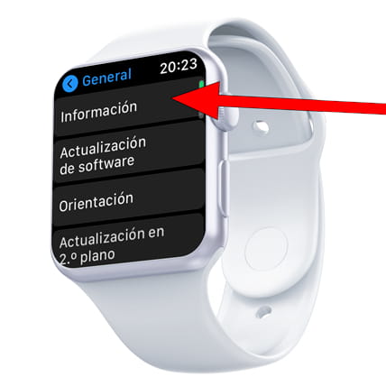 Información Apple Watch