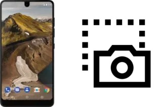 Captura de pantalla en Essential PH-1