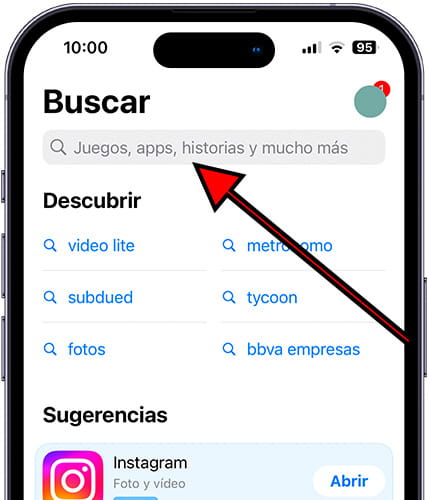 Buscar en App Store