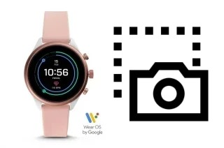 Captura de pantalla en Fossil Gen 4 Sport