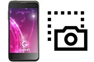 Captura de pantalla en Gigabyte GSmart Simba SX1