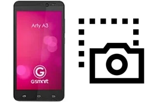 Captura de pantalla en Gigabyte GSmart Arty A3