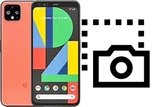 Captura de pantalla en Google Pixel 4 XL