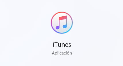 Aplicación iTunes