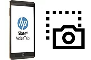 Captura de pantalla en HP Slate6 VoiceTab