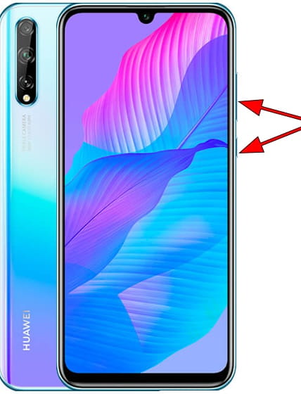 Captura de pantalla en Huawei Y8p