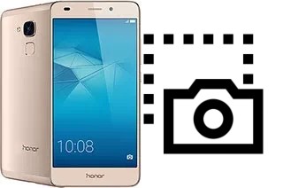 Captura de pantalla en Huawei Honor 5c