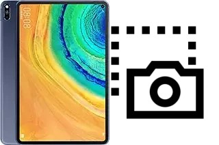 Captura de pantalla en Huawei MatePad Pro